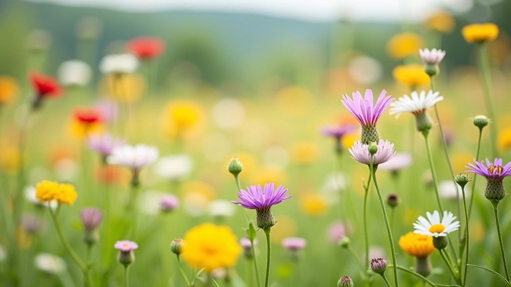 Calendar page showing wildflower blooming times throughout different seasons in silvtrade region